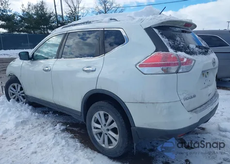 2016 Nissan Rogue Sv из США, поврежденный, VIN KNMAT2MV7GP686732